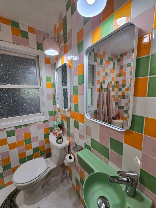 Modwalls Kiln Handmade Ceramic Tile | 4x4 | Colorful Modern tile for backsplashes, kitchens, bathrooms, showers & feature areas.