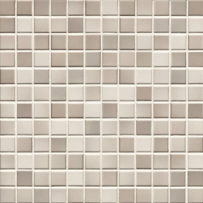 Modwalls Mediterranean Mosaic Porcelain Tile | Alexandria Blend Gloss | Tan | Colorful Modern & Midcentury tile for bathrooms, kitchens, backsplashes, showers, floors, pools & outdoors.