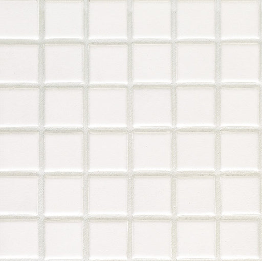 Sample of Modwalls Mediterranean Mosaic Porcelain Tile | Athens Blend Matte | White | Colorful Modern & Midcentury tile for bathrooms, kitchens, backsplashes, showers, floors, pools & outdoors.