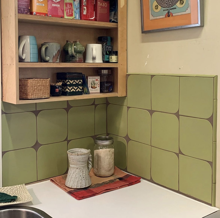 4 1/4" ModMix Handmade Ceramic Tile | Mixed Shapes