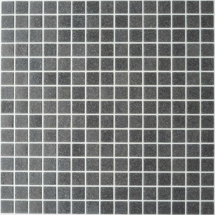 Modwalls Brio Glass Mosaic Tile | Sleet Gray | Colorful Modern & Midcentury glass tile for kitchens, bathrooms, backsplashes, showers, pools & outdoors.
