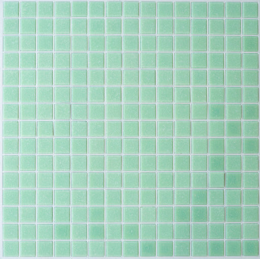 Modwalls Brio Glass Mosaic Tile | Spearmint Blend | Green | Colorful Modern & Midcentury glass tile for kitchens, bathrooms, backsplashes, showers, pools & outdoors.