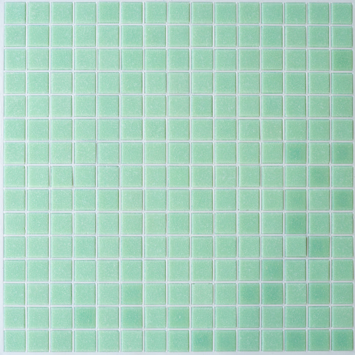 Modwalls Brio Glass Mosaic Tile | Spearmint Blend | Green | Colorful Modern & Midcentury glass tile for kitchens, bathrooms, backsplashes, showers, pools & outdoors.