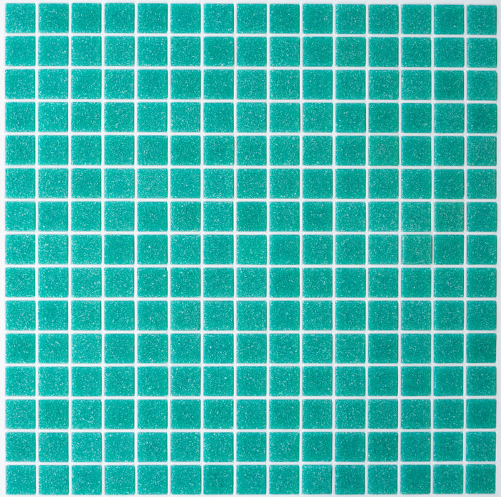 Modwalls Brio Glass Mosaic Tile | Tropic | Green | Colorful Modern & Midcentury glass tile for kitchens, bathrooms, backsplashes, showers, pools & outdoors.
