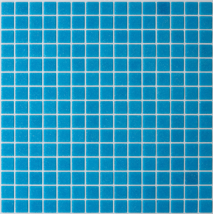Modwalls Brio Glass Mosaic Tile | Turquoise | Blue | Colorful Modern & Midcentury glass tile for kitchens, bathrooms, backsplashes, showers, pools & outdoors.