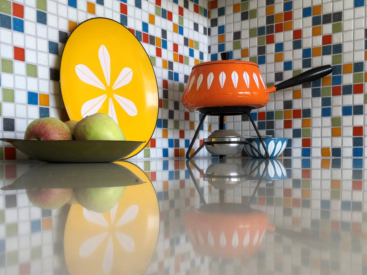 Modwalls Brio Glass Mosaic Tile | Custom Blend | Colorful Modern & Midcentury glass tile for kitchens, bathrooms, backsplashes, showers, floors, pools & outdoors. Create your own unique color blend.