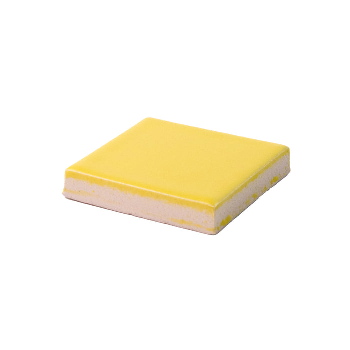 Color Chip Sample | Kiln Ceramic | Buttercup Matte