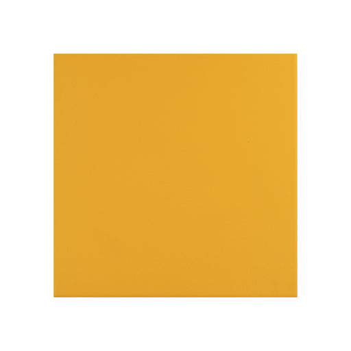 Modwalls ColorBlock 8 Porcelain Tile | Corduroy | Orange tile | Colorful Modern & Midcentury tile for bathrooms, kitchens, backsplashes, showers, floors, pools & outdoors.