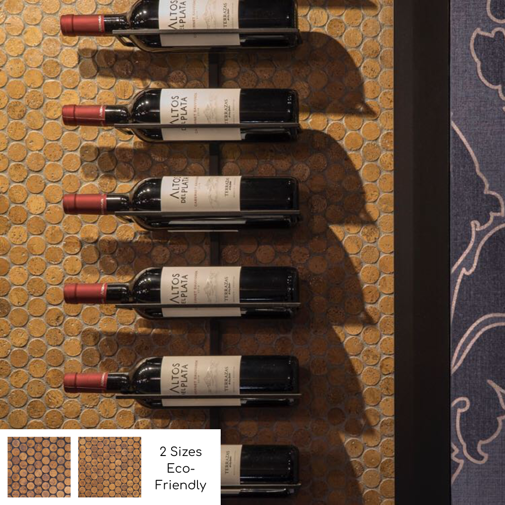 CorkDotz Cork Penny Round Tile Samples