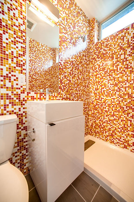 Brio Glass Mosaic Tile | Custom Blend