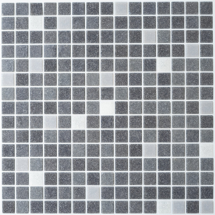 Modwalls Brio Glass Mosaic Tile | Rancho Blend | Multicolor | Colorful Modern & Midcentury glass tile for kitchens, bathrooms, backsplashes, showers, pools & outdoors.