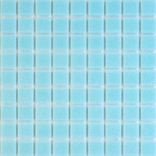 Sample of Modwalls Brio Glass Mosaic Tile | Dreamy | Blue | Colorful Modern & Midcentury glass tile for kitchens, bathrooms, backsplashes, showers, pools & outdoors.