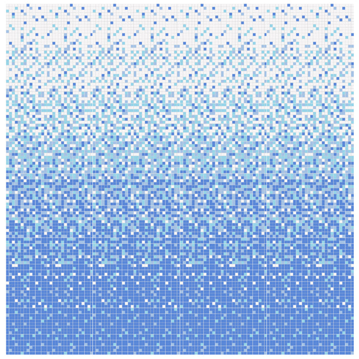 Brio Glass Mosaic Tile | Twilight Gradient