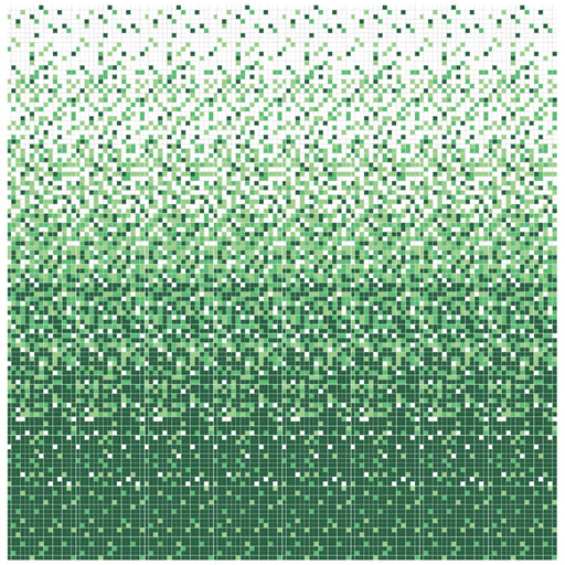 Modwalls Brio Glass Mosaic Gradient Tile | Forest Gradient | Colorful Modern & Midcentury glass tile for kitchens, bathrooms, backsplashes, showers, pools & outdoors.