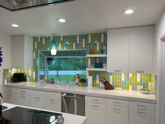 Modwalls Fresco Handmade Ceramic Tile | Modern & Midcentury tile for backsplashes, kitchens, bathrooms, showers & feature areas.
