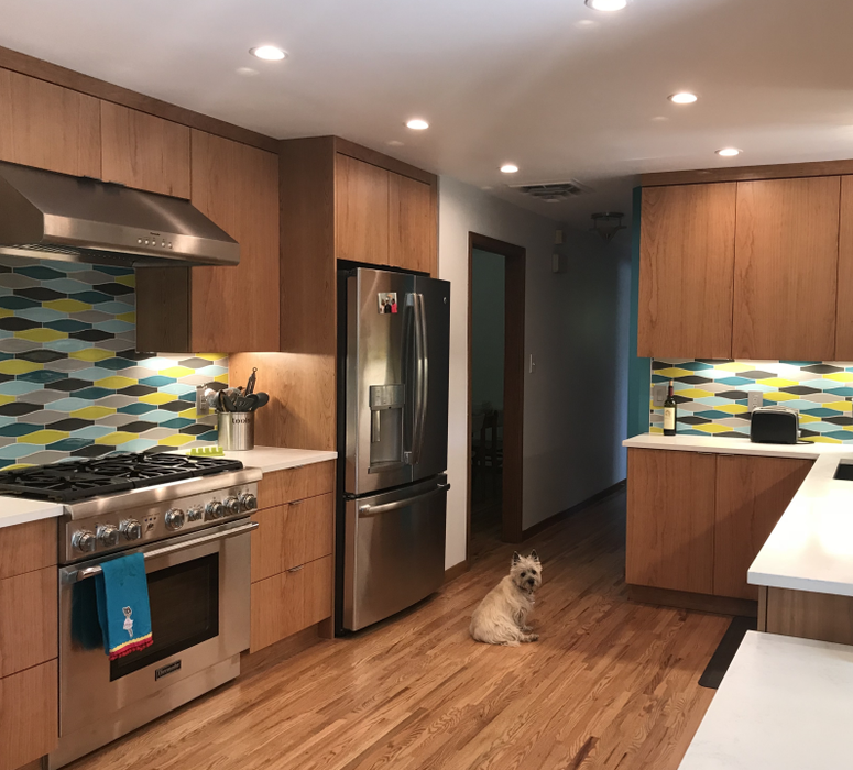 Modwalls Kiln Handmade Ceramic Tile | Minnow | Colorful Modern tile for backsplashes, kitchens, bathrooms, showers & feature areas.