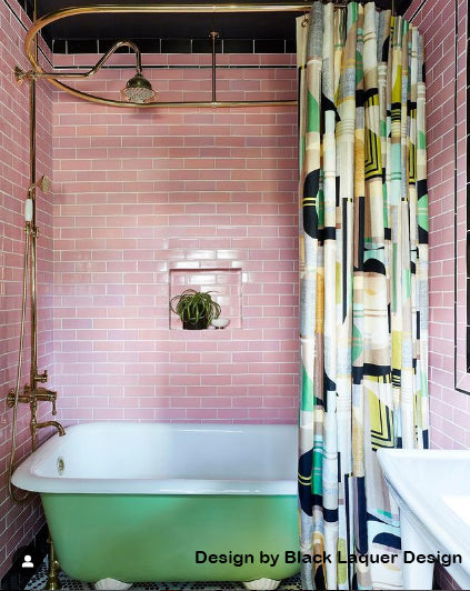 Modwalls Kiln Handmade Ceramic Tile | 2x8 | Colorful Modern tile for backsplashes, kitchens, bathrooms, showers & feature areas.