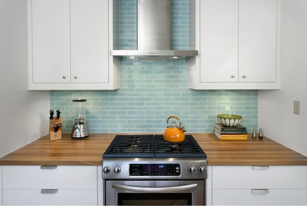 Modwalls Kiln Handmade Ceramic Tile | 2x8 | Colorful Modern tile for backsplashes, kitchens, bathrooms, showers & feature areas.