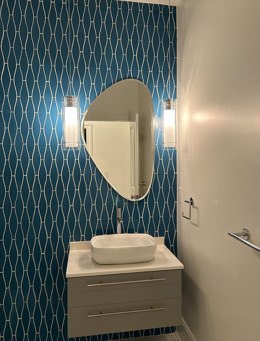 Modwalls Kiln Handmade Ceramic Tile | Minnow | Colorful Modern tile for backsplashes, kitchens, bathrooms, showers & feature areas.