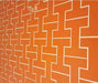 Modwalls Kiln Handmade Ceramic Tile | I-Beam | Colorful Modern tile for backsplashes, kitchens, bathrooms, showers & feature areas. 