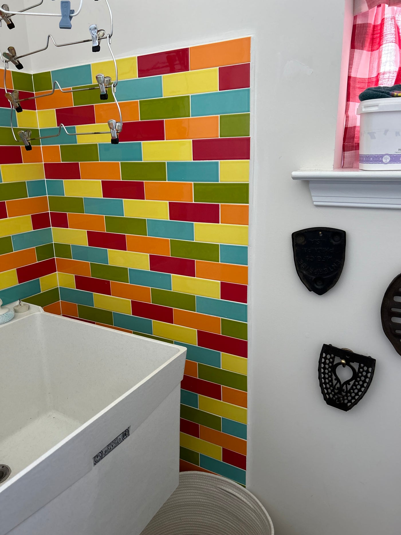 Modwalls Kiln Handmade Ceramic Tile | 2x6 | Colorful Modern tile for backsplashes, kitchens, bathrooms, showers & feature areas.