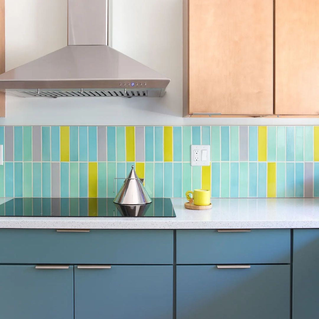 Kiln Handmade Ceramic Tile comes in 120 colors and 17 shapes!