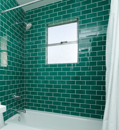Kiln Handmade Ceramic Tile comes in over 120 colors and 17 shapes.