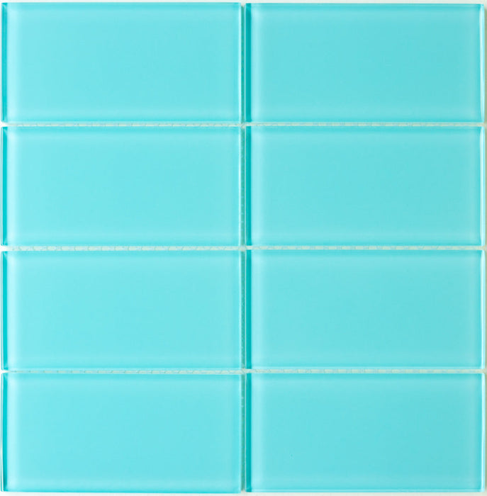 Sample of Lush Glass Subway Tile | Breaker 3x6