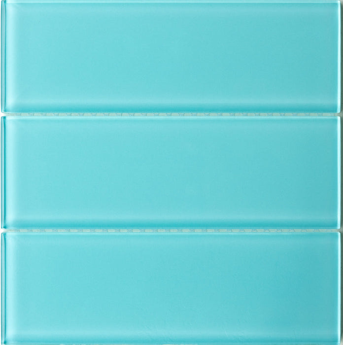 Sample of Lush Glass Subway Tile | Breaker 3x9