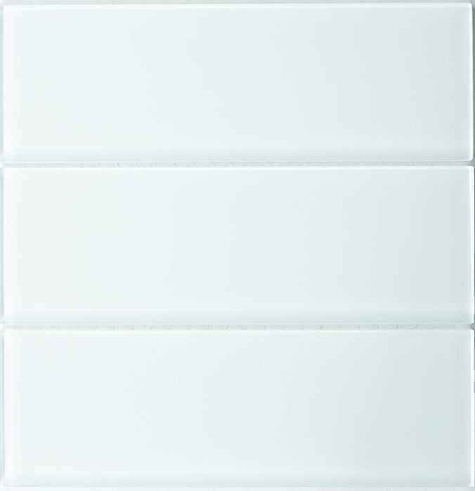 Sample of Lush Glass Subway Tile | Cloud 3x9