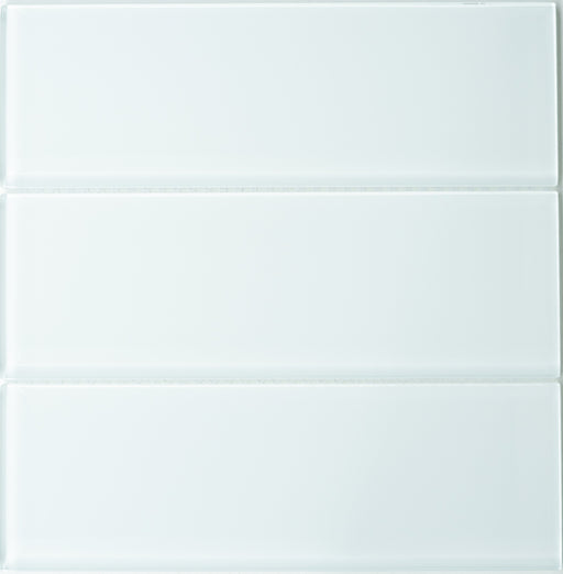 Modwalls Lush Glass Subway Tile | 4x12 Cloud | Colorful Modern glass tile for bathrooms, showers, kitchen, backsplashes, pools & outdoors. 