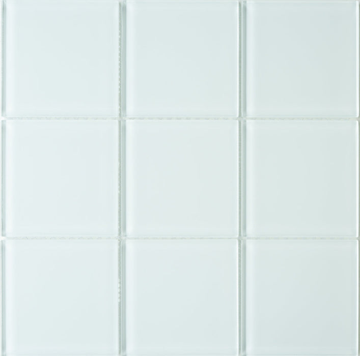 Sample of Lush Glass Subway Tile | Cloud 4x4