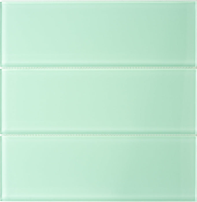 Sample of Lush Glass Subway Tile | Surf 4x12