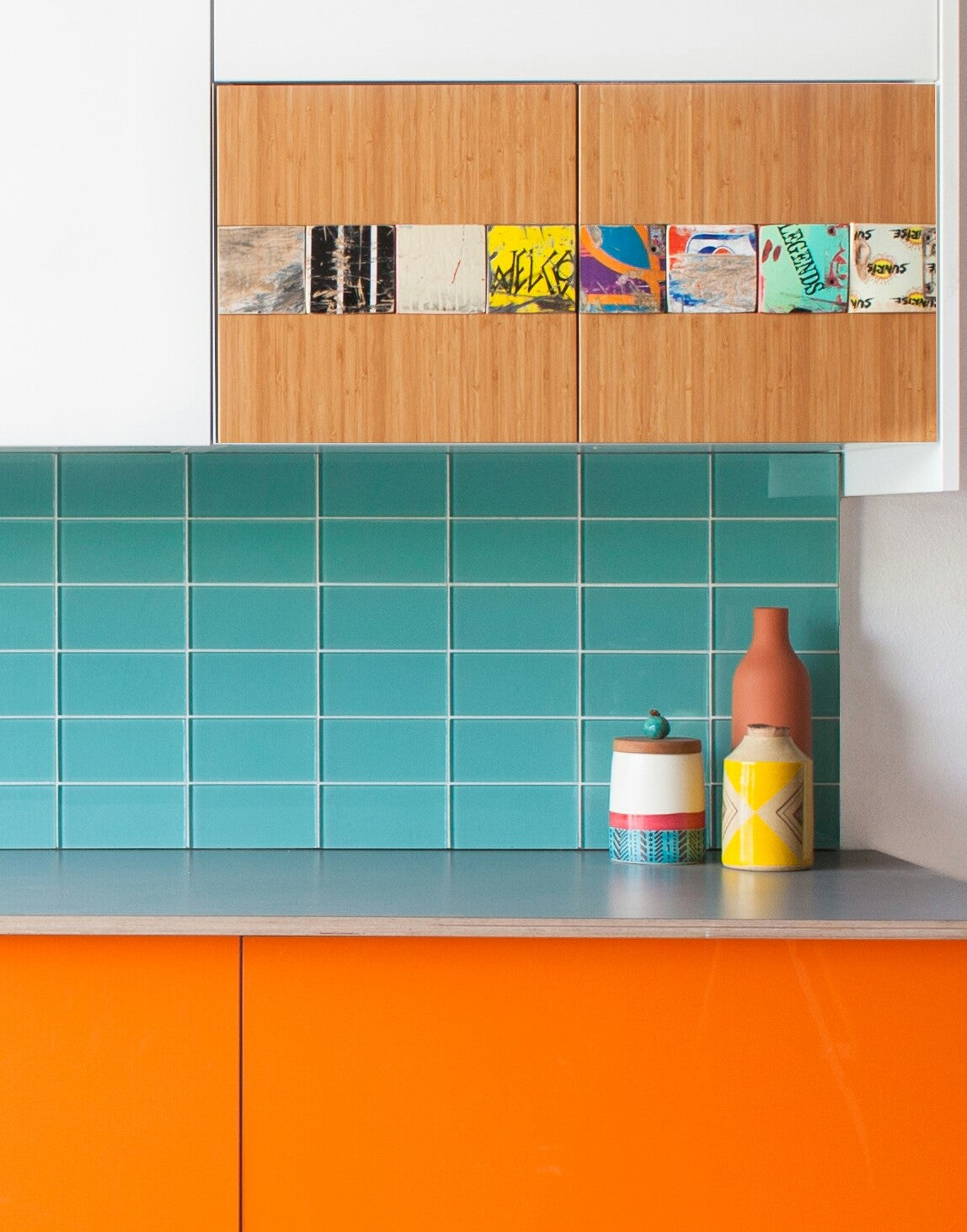 Modwalls Lush Glass Subway Tile | 3x6 in Pool | Colorful Modern glass tile for bathrooms, showers, kitchen, backsplashes, pools & outdoors.