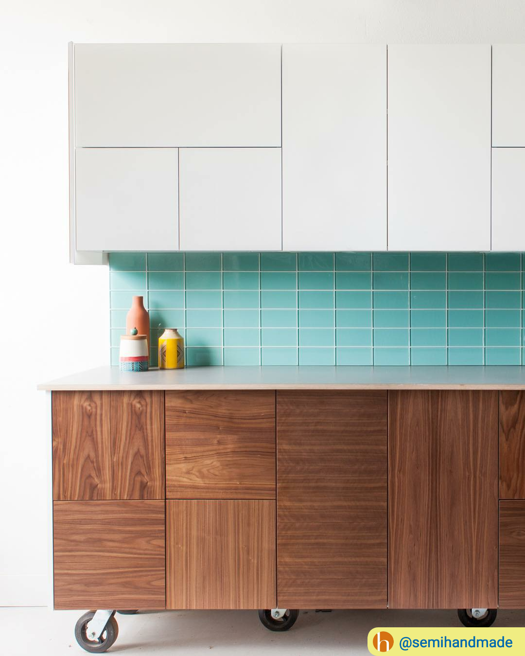 Modwalls Lush Glass Subway Tile | 3x6 in Pool | Colorful Modern glass tile for bathrooms, showers, kitchen, backsplashes, pools & outdoors.