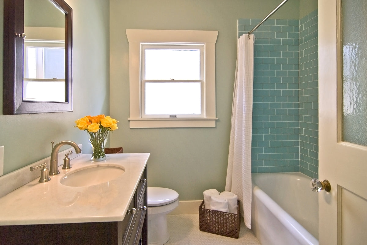 Modwalls Lush Glass Subway Tile | 3x6 in Vapor | Colorful Modern glass tile for bathrooms, showers, kitchen, backsplashes, pools & outdoors.