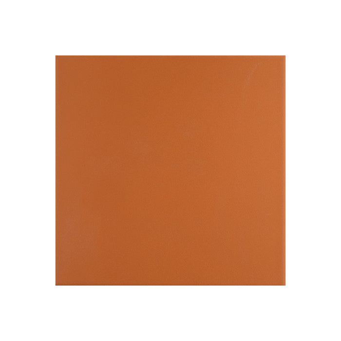Modwalls ColorBlock 8 Porcelain Tile | Marmalade | Orange tile | Colorful Modern & Midcentury tile for bathrooms, kitchens, backsplashes, showers, floors, pools & outdoors.