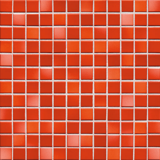 Modwalls Mediterranean Mosaic Porcelain Tile | Morocco Blend Gloss | Red |   Colorful Modern & Midcentury tile for bathrooms, kitchens, backsplashes, showers, floors, pools & outdoors.