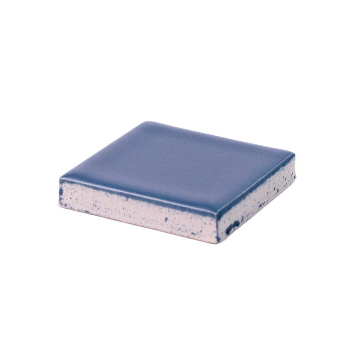 Color Chip Sample | Kiln Ceramic | Nautical Blue Matte