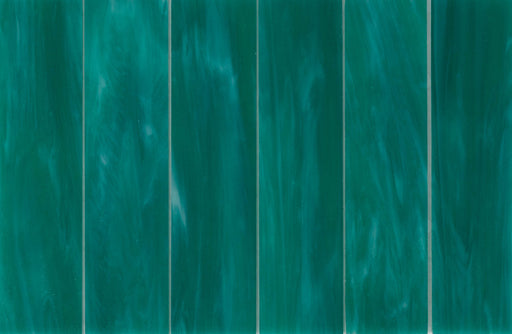 Modwalls Panorama Art Glass Subway Tile | Big Sur | Blue 2x8 | Colorful modern tile for backsplashes, kitchens, bathrooms, showers & feature areas.