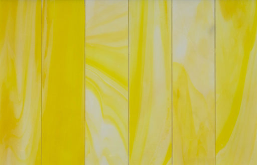 Modwalls Panorama Art Glass Subway Tile | Carrizo | Yellow 2x8 | Colorful modern tile for backsplashes, kitchens, bathrooms, showers & feature areas.