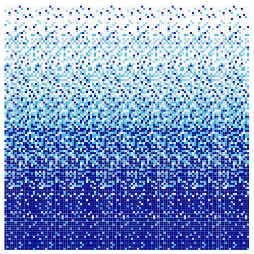 Modwalls Brio Glass Mosaic Gradient Tile | Pacific Gradient | Colorful Modern & Midcentury glass tile for kitchens, bathrooms, backsplashes, showers, pools & outdoors.