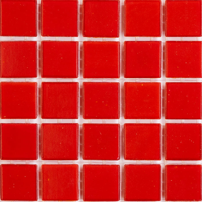 Sample of Brio Glass Mosaic Tile | Paprika