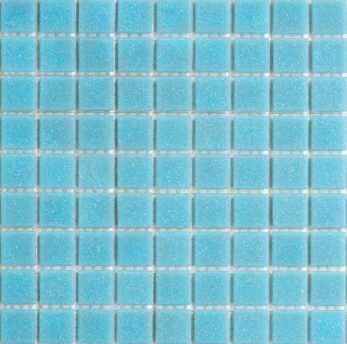 Sample of Brio Glass Mosaic Tile | Robin's Egg