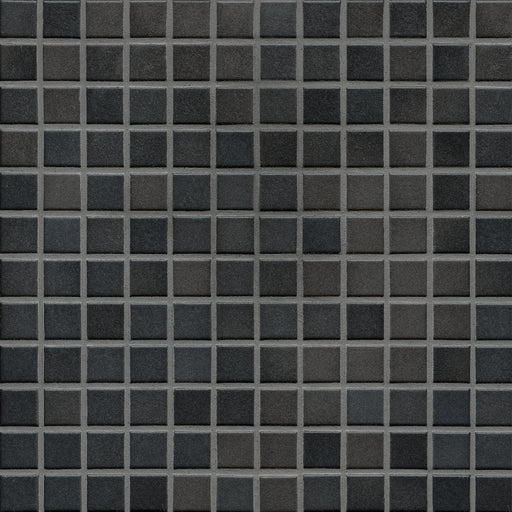 Modwalls Mediterranean Mosaic Porcelain Tile | Roma Blend Matte | Black | Colorful Modern & Midcentury tile for bathrooms, kitchens, backsplashes, showers, floors, pools & outdoors.