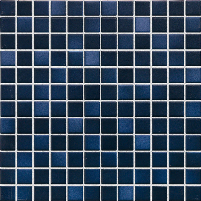 Modwalls Mediterranean Mosaic Porcelain Tile | Santorini Blend Matte | Blue | Colorful Modern & Midcentury tile for bathrooms, kitchens, backsplashes, showers, floors, pools & outdoors.