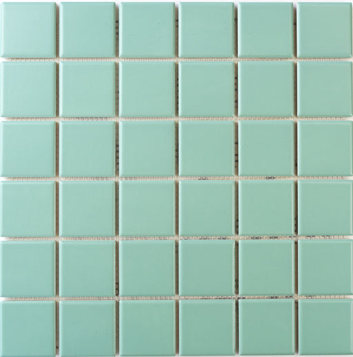 Modwalls ColorBlock 2 Porcelain Tile | Tidepool | Blue | Colorful Modern & Midcentury tile for bathrooms, kitchens, backsplashes, showers, floors, pools & outdoors.