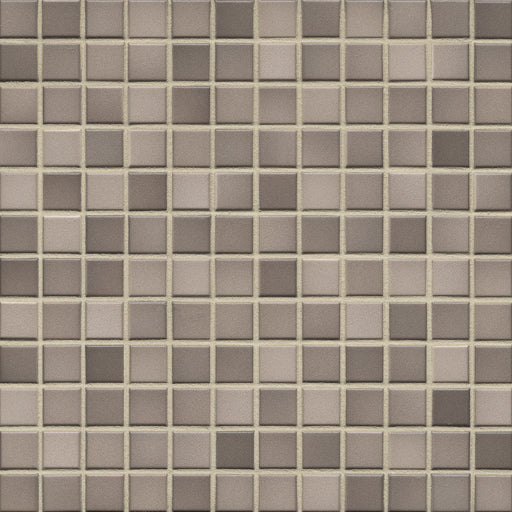 Modwalls Mediterranean Mosaic Porcelain Tile | Tripoli Blend Matte | Brown | Colorful Modern & Midcentury tile for bathrooms, kitchens, backsplashes, showers, floors, pools & outdoors.