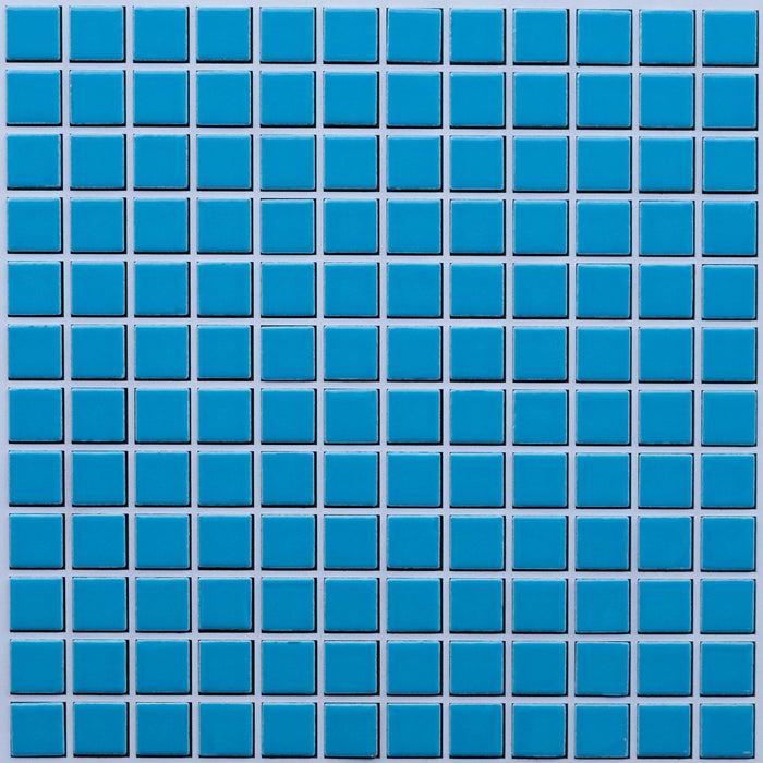 Vita Mosaic Porcelain Tile | Sky | Gloss