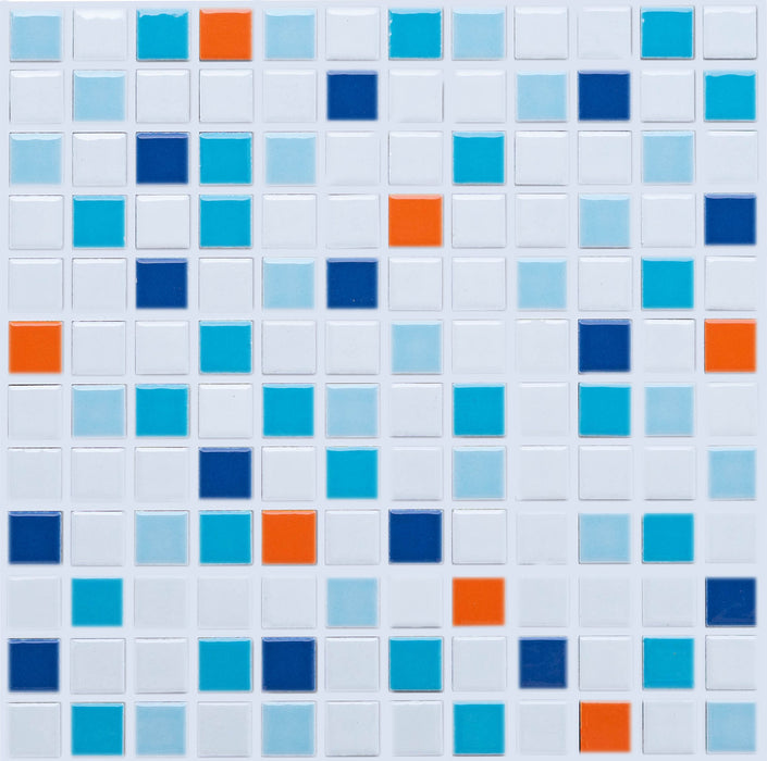 Vita Mosaic Porcelain Tile | Sunrise Blend | Gloss